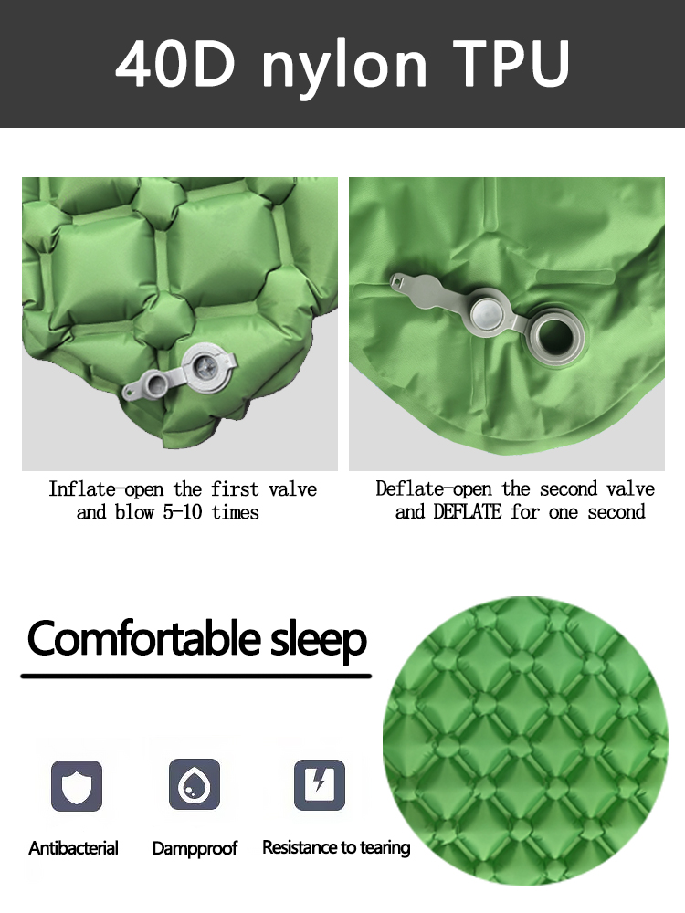 ที่นอนเป่าลมสำหรับตั้งแคมป์ในเ - Outdoor Camping Inflatable Tent บทวิจารณ์และราคา